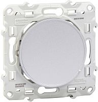 Заглушка без рамки Schneider Electric Odace алюминий картинка